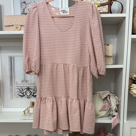 Petal & Pup Dresses & Skirts - Petal & Pup Pink Gingham Dress
